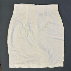 ZZs Classic White Pencil Skirt